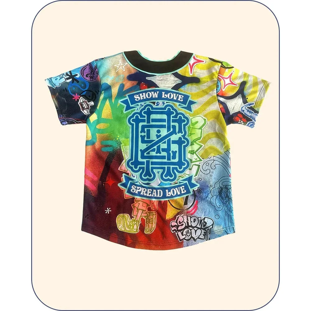 GRiZ - “Stay In Tune” Button Up Team Baseball Jersey Size Small (S) EDM & Rave